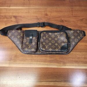 Louis Vuitton Brown Crossbody Bag with Monogram Design